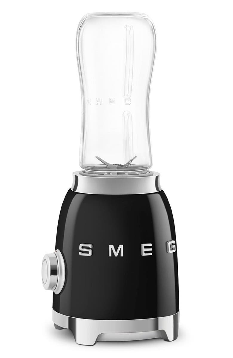 smeg Personal Blender & Bottle to Go Set, Alternate, color, Black