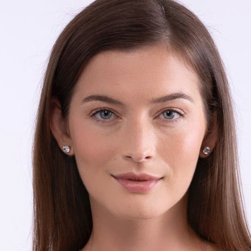 Anna Zuckerman Just Like Diamonds Only Better Studs 4 Carats In Yellow Gold