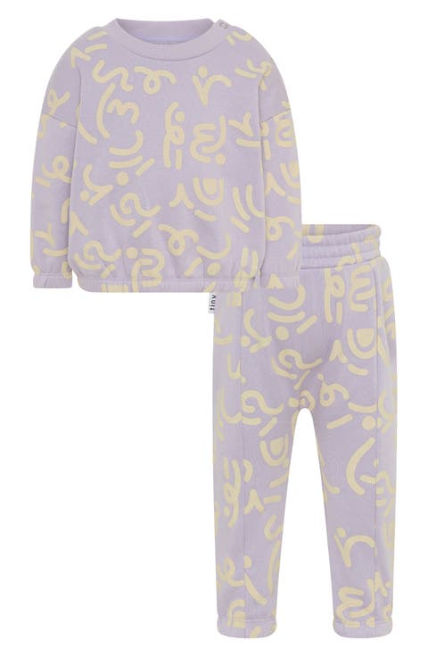 Wiggle Sweatshirt & Joggers Set (Baby) (Nordstrom Exclusive)