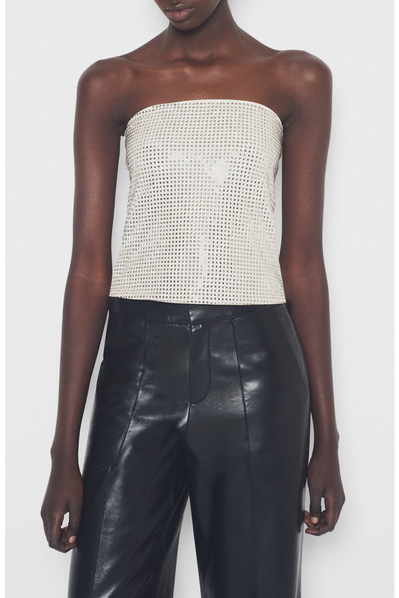 Tell Me Lies Recycled Leather Trousers, Alternate, color, Black