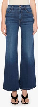 MOTHER The Hustler Roller Sneak High Waist Wide Leg Jeans