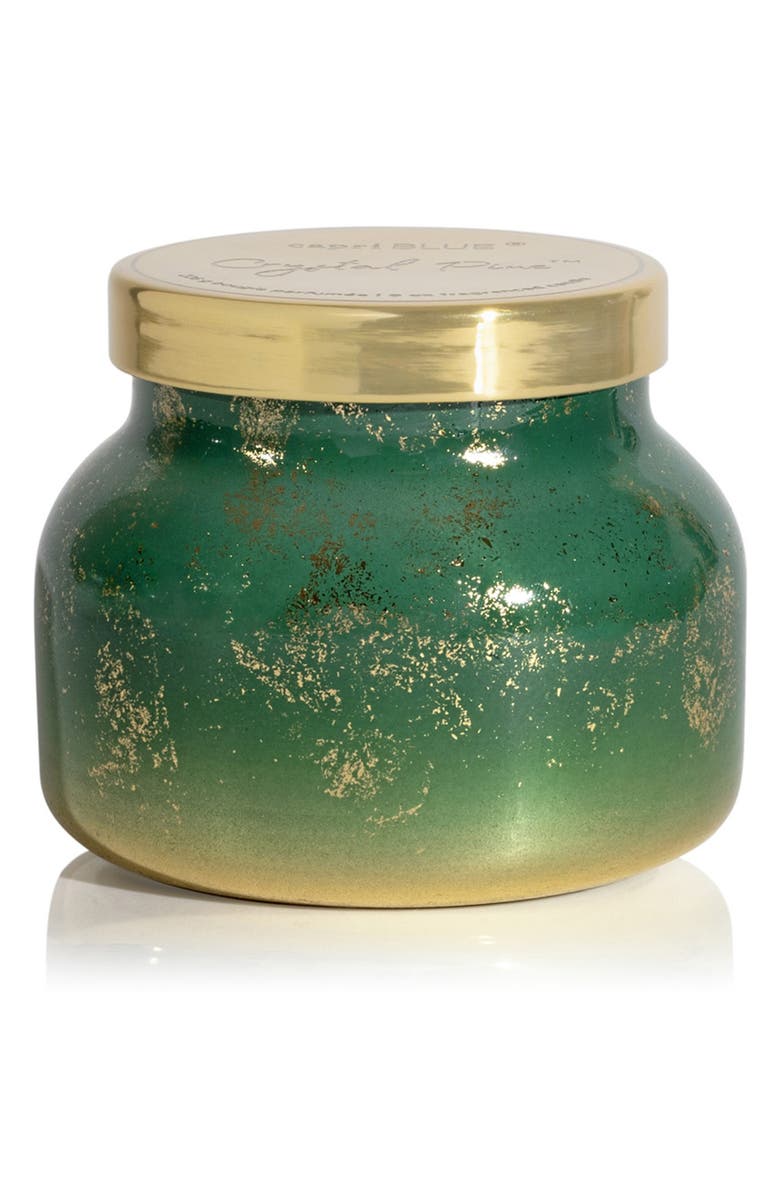 Capri Blue Crystal Pine Glimmer Jar Candle, Main, color, Crystal Pine