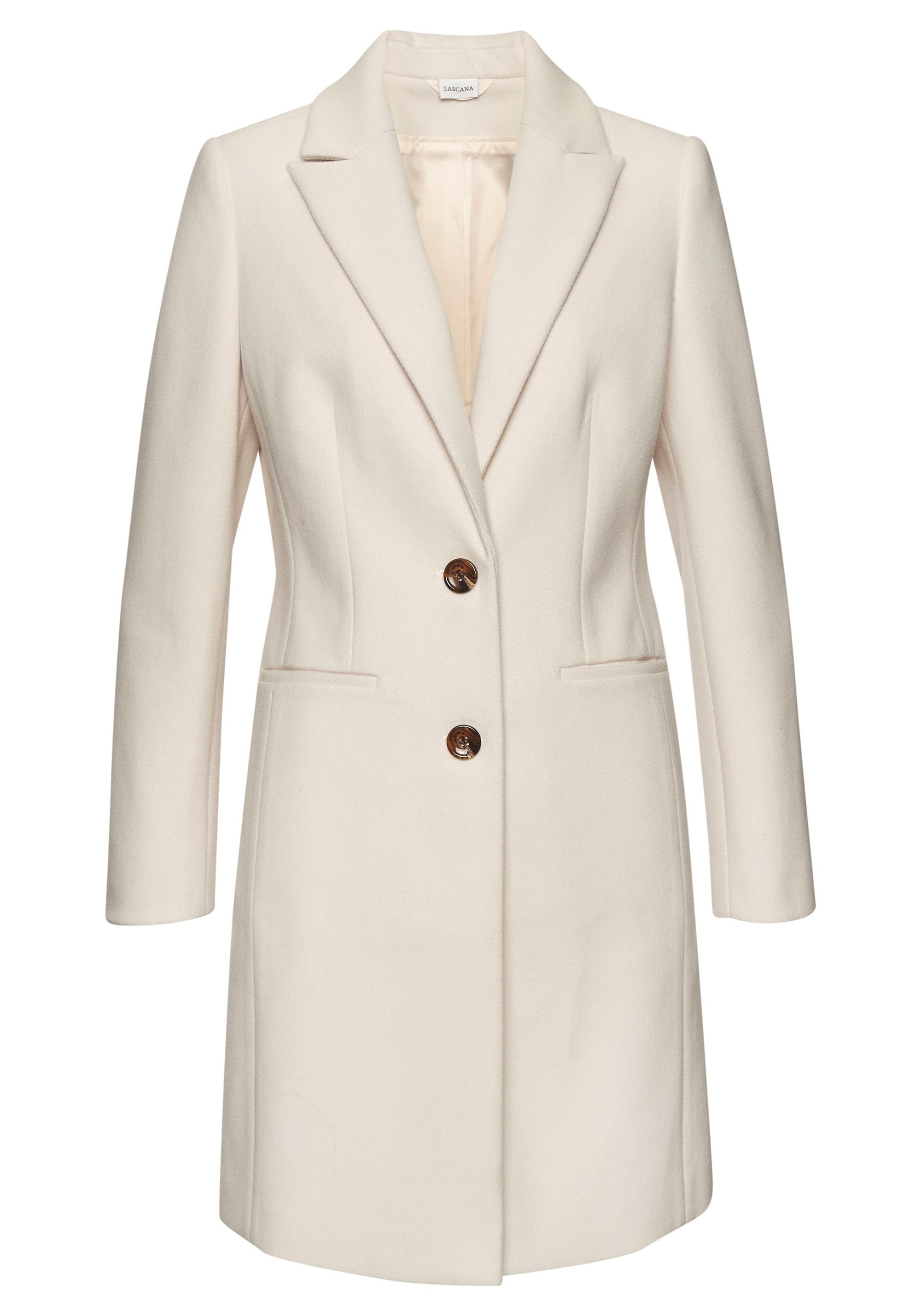 LASCANA Long Button Up Coat (Women) | Nordstrom