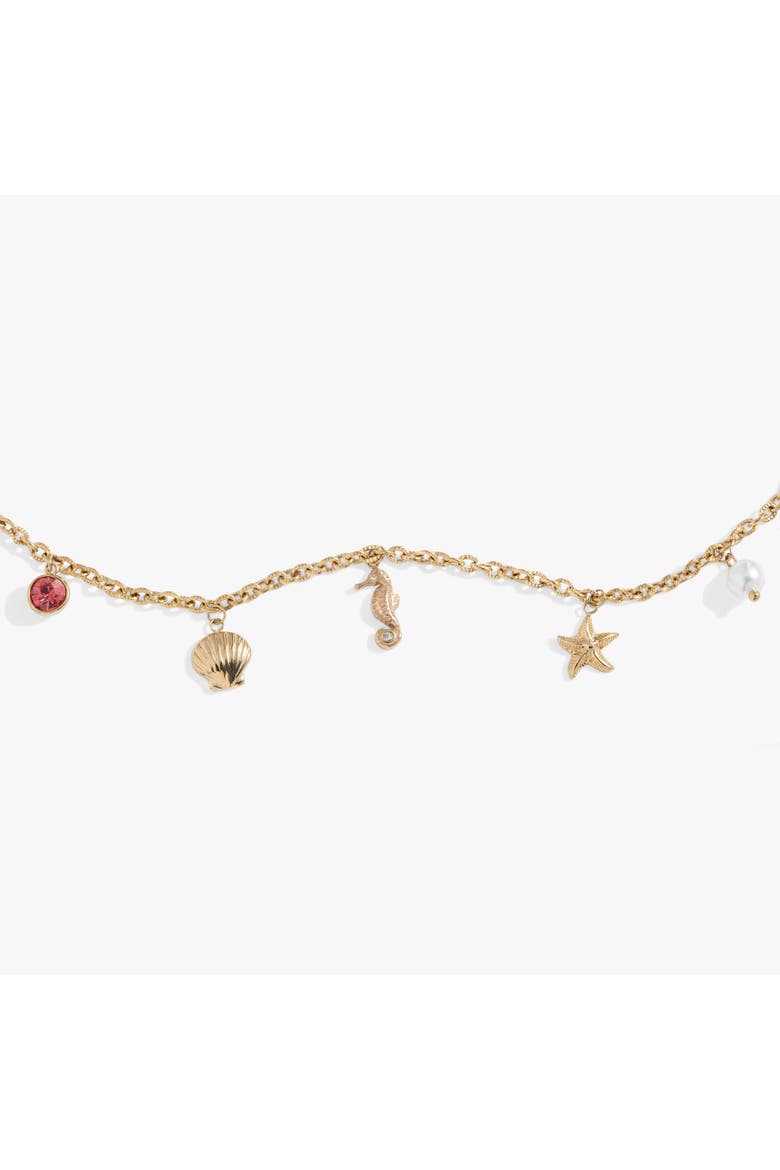 Seaside Anklet, Alternate, color, Gold