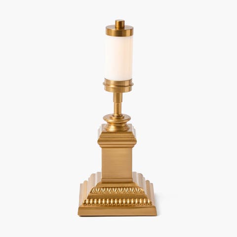 Short Corinthian Square Rechargeable Lamp