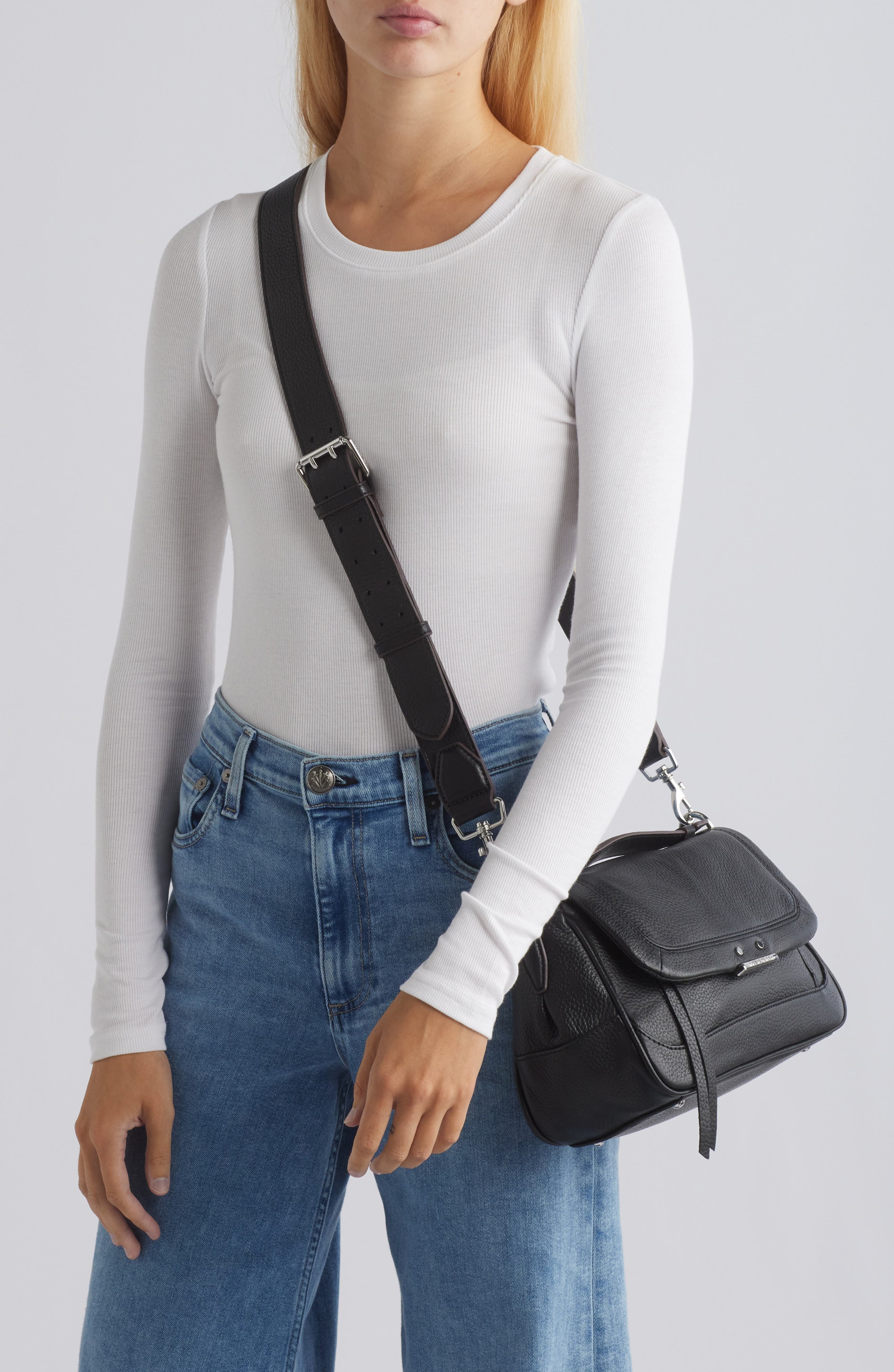 AIMEE Abundance Leather Crossbody Bag, Alternate, color, 