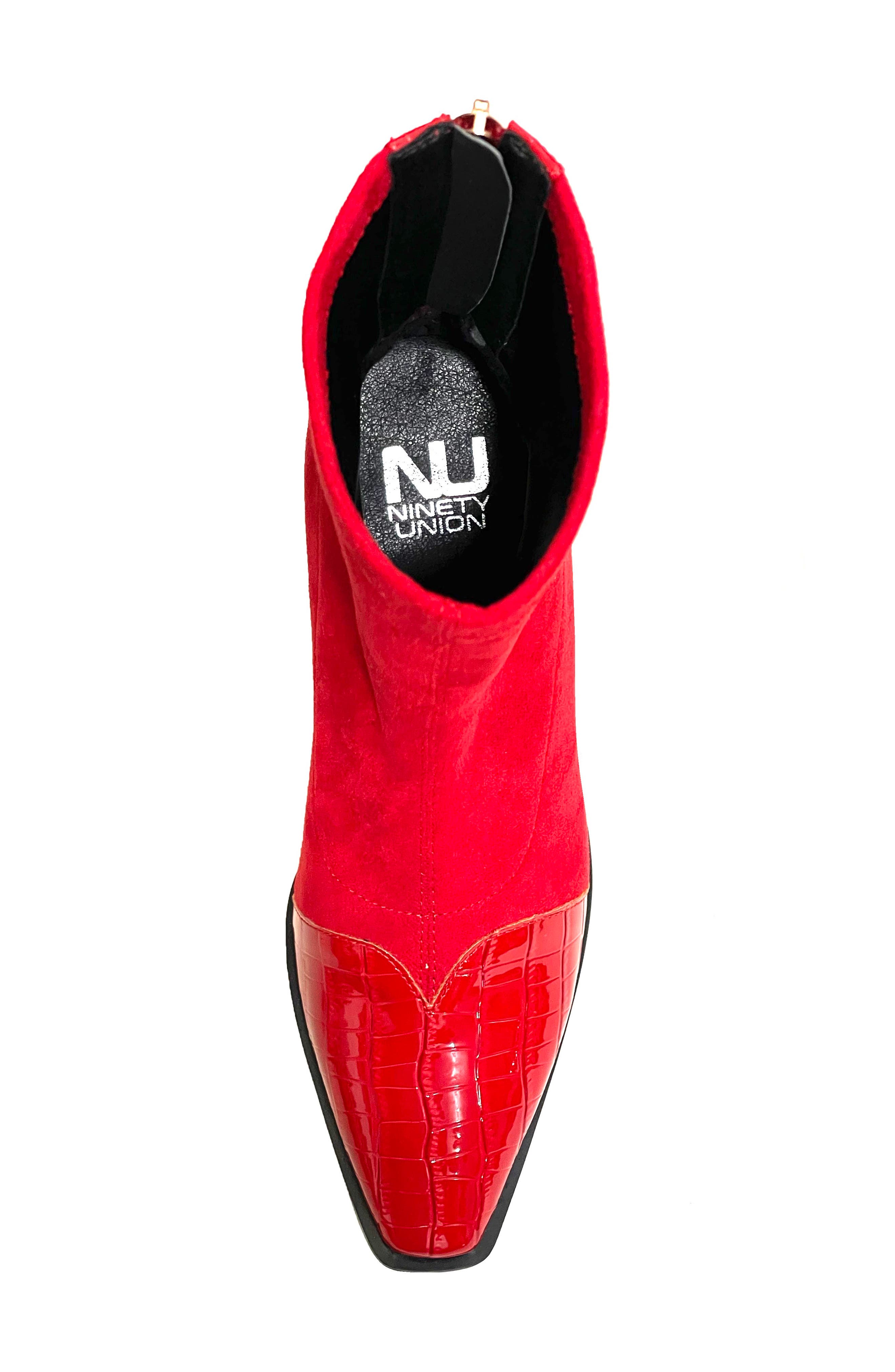 NINETY UNION Bronx Bootie, Alternate, color, Red