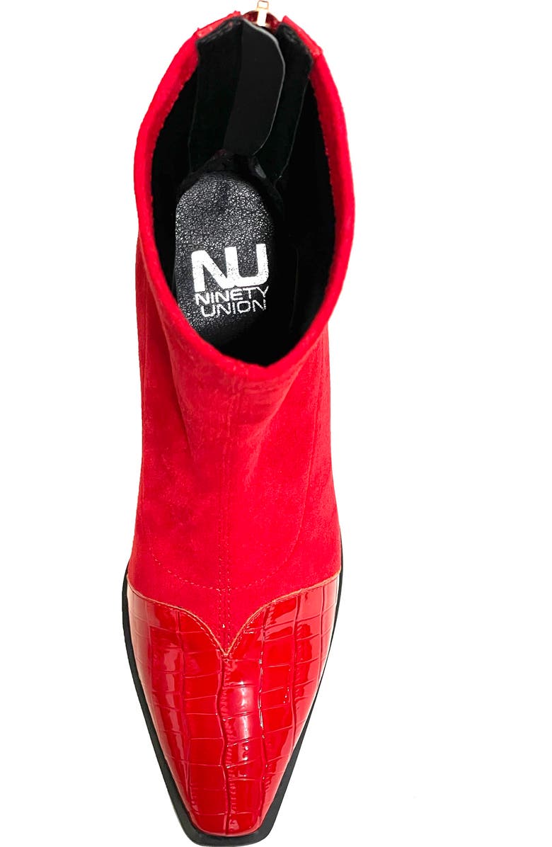 NINETY UNION Bronx Bootie, Alternate, color, Red