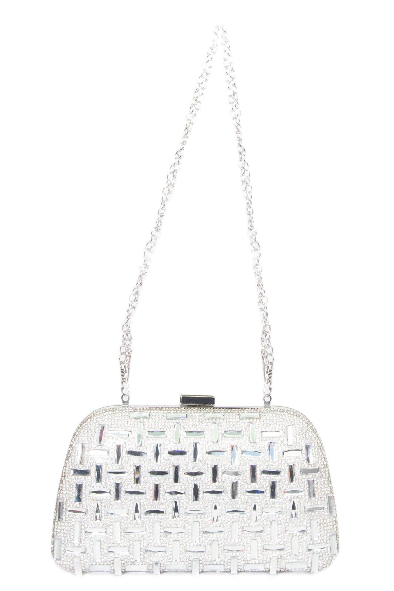Zippy Clutch, Main, color, SILVER