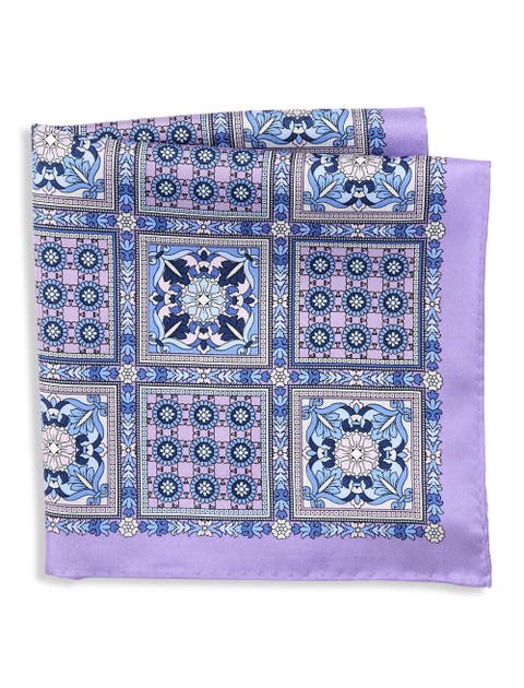 Big & Tall Multi Square Silk Pocket Square