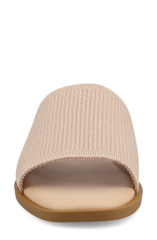 Journee Collection Prisilla Slide Sandal In Blush