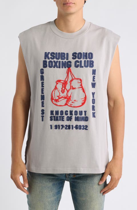 Club Cut Off Graphic Muscle Tank