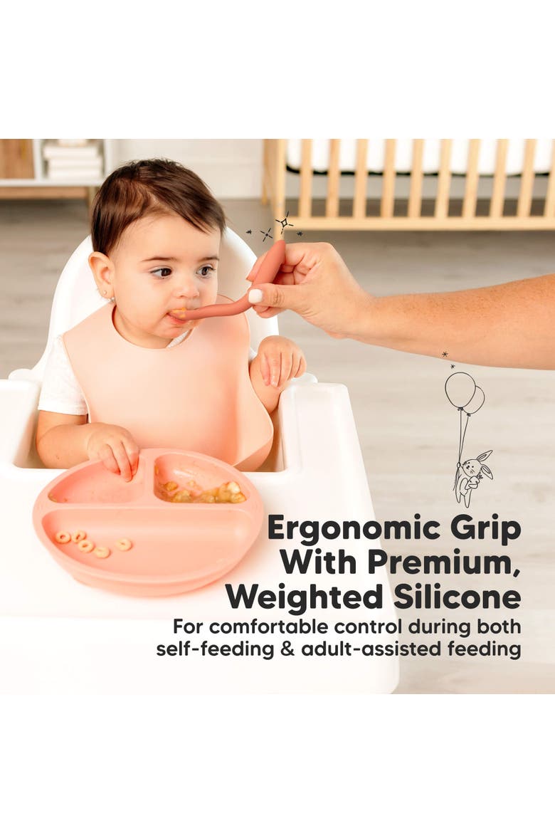 6-Pack Prep Baby Spoons, Alternate, color, Roseate