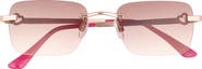 Love Moschino 54mm Rectangular Sunglasses