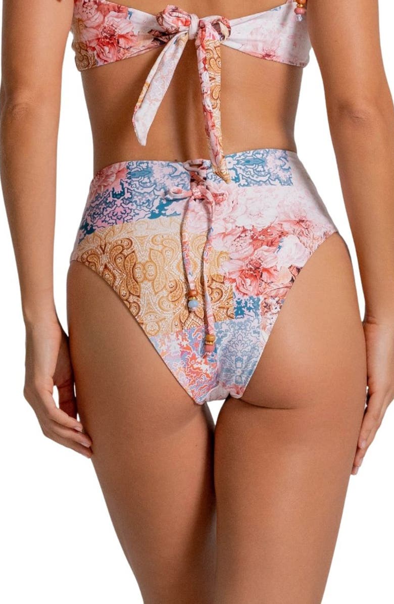 Cosita Linda High Waist Bikini Bottoms, Alternate, color, 