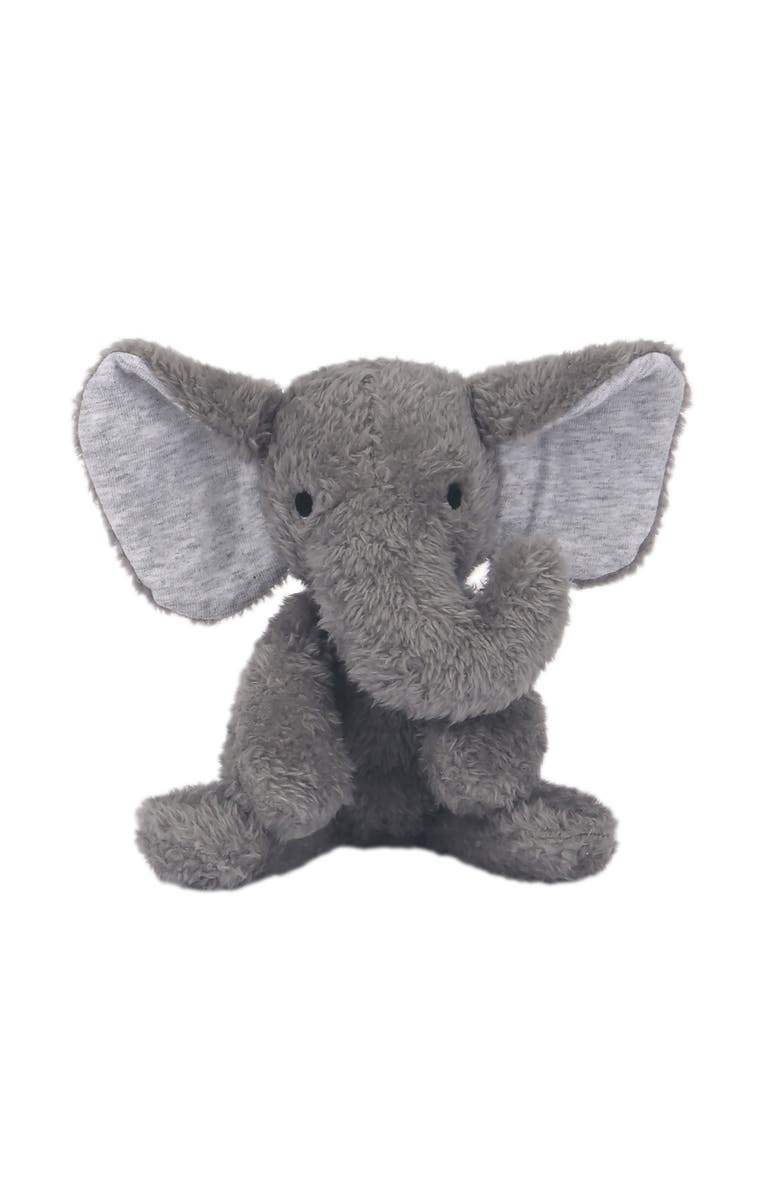 Lambs & Ivy 5 Piece Gray/White Plush Infant/Newborn Baby Gift Bag w/ Swaddle, Alternate, color, Gray