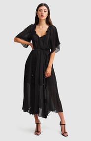 Belle & Bloom Amour Amour Ruffled Midi Dress