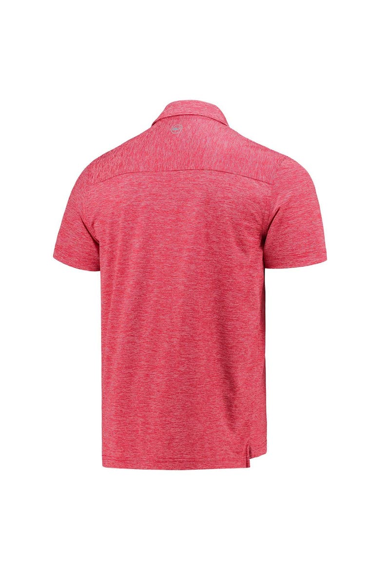 Men's Vineyard Vines Red Atlanta Falcons Destin Stripe Sankaty Polo, Alternate, color, Red
