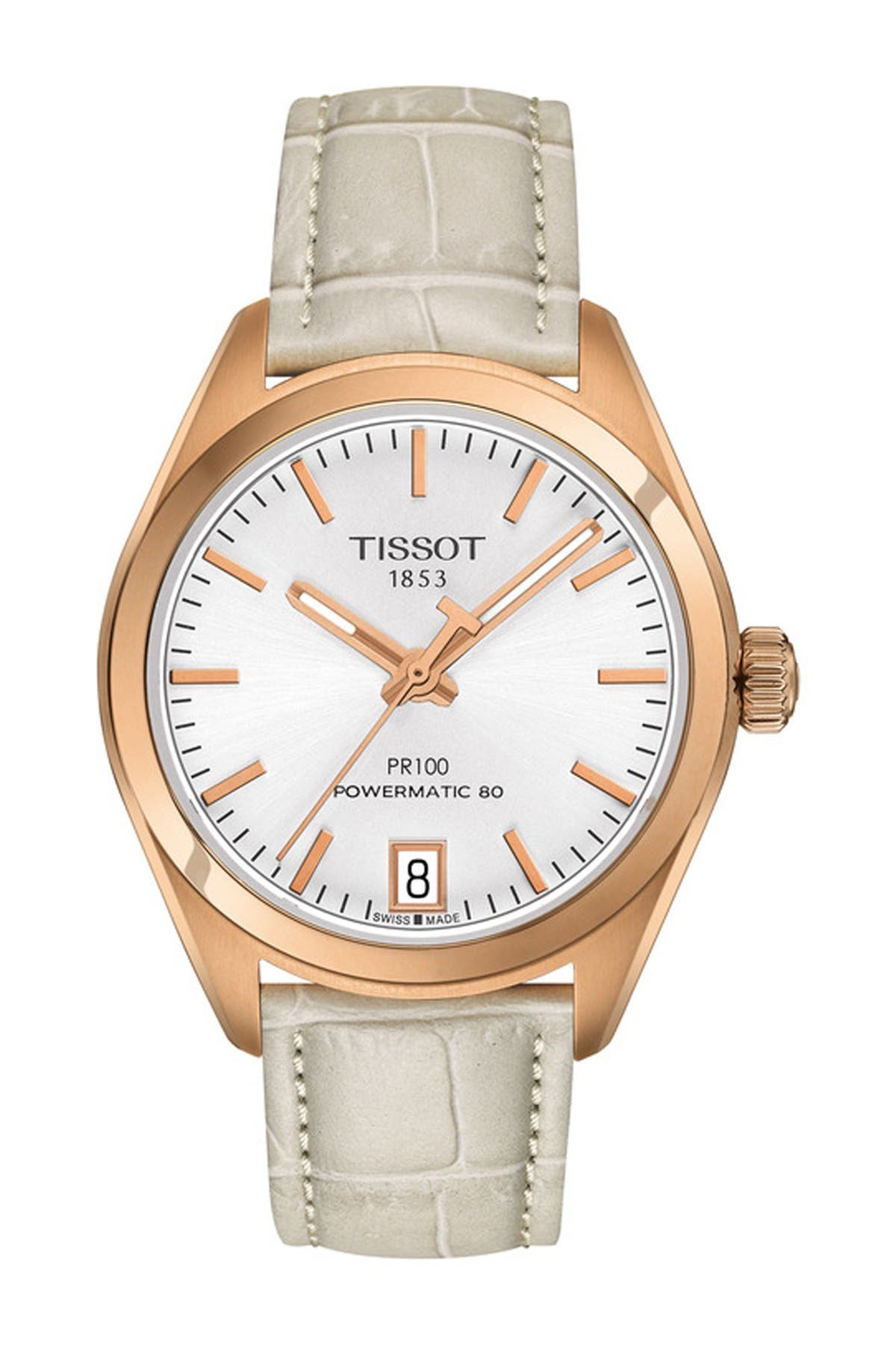 Tissot Women's PR 100 Powermatic 80 Watch, 33mm