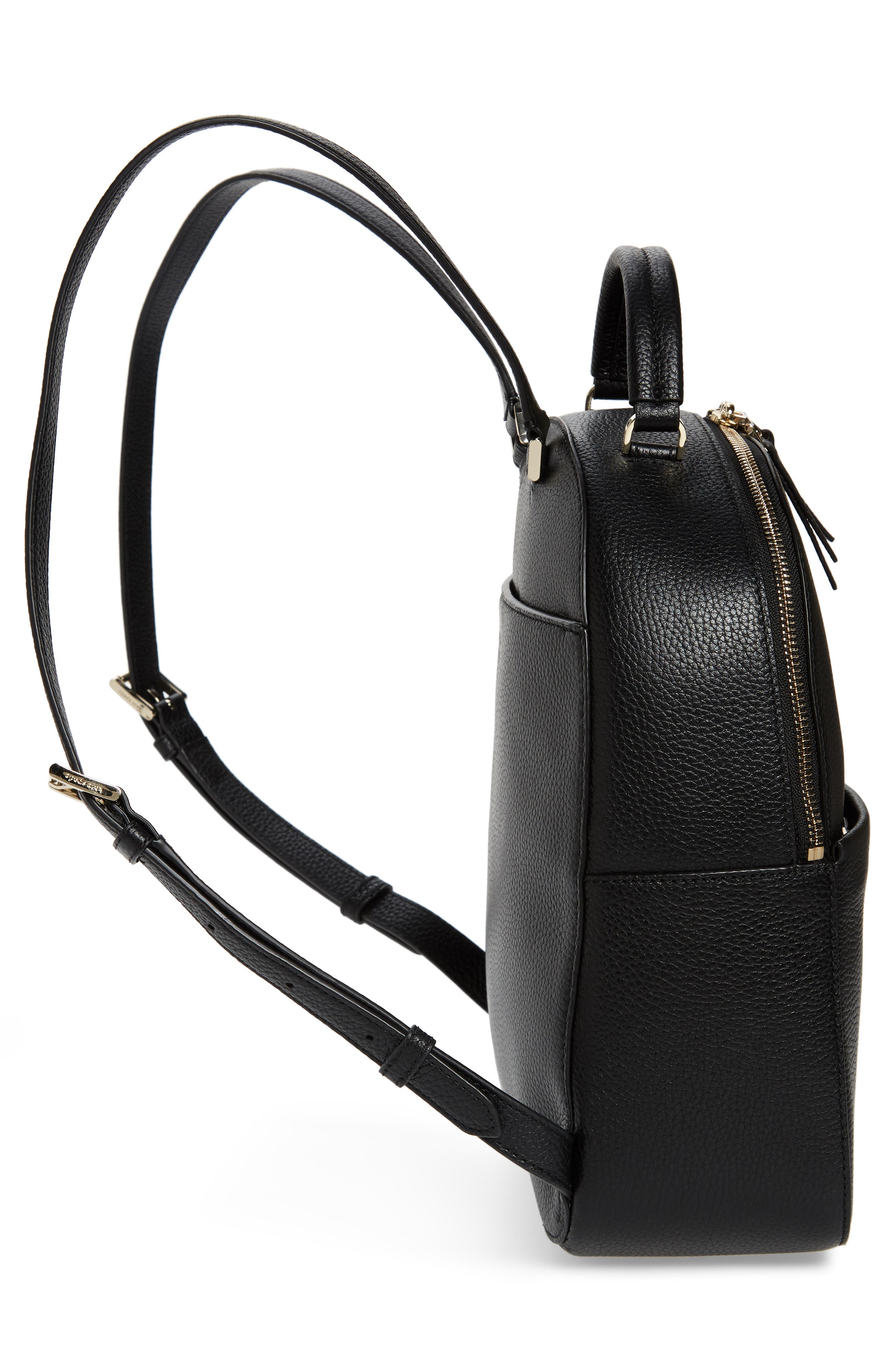 Kate Spade New York medium polly leather backpack, Alternate, color, 
