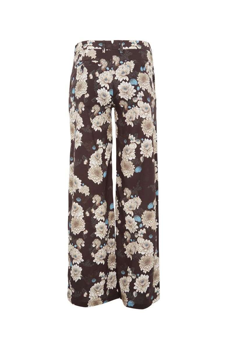 Lords of Harlech Phillis Wide Leg Tailored Pant, Alternate, color, Serious Floral Black