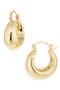 Puffy Huggie Hoop Earrings