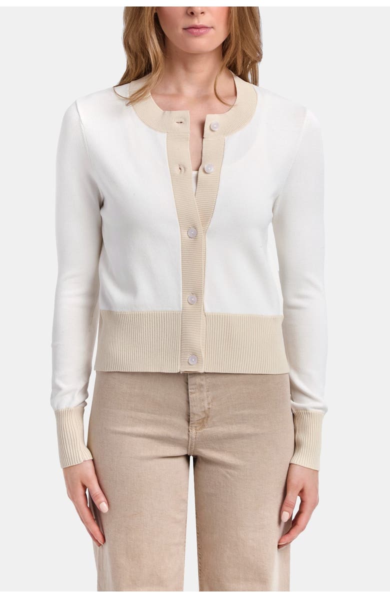 Capsule 121 THE BEAM CARDIGAN, Alternate, color, Chalk/Rush