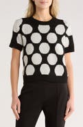JASON WU Fuzzy Polka Dot Sweater