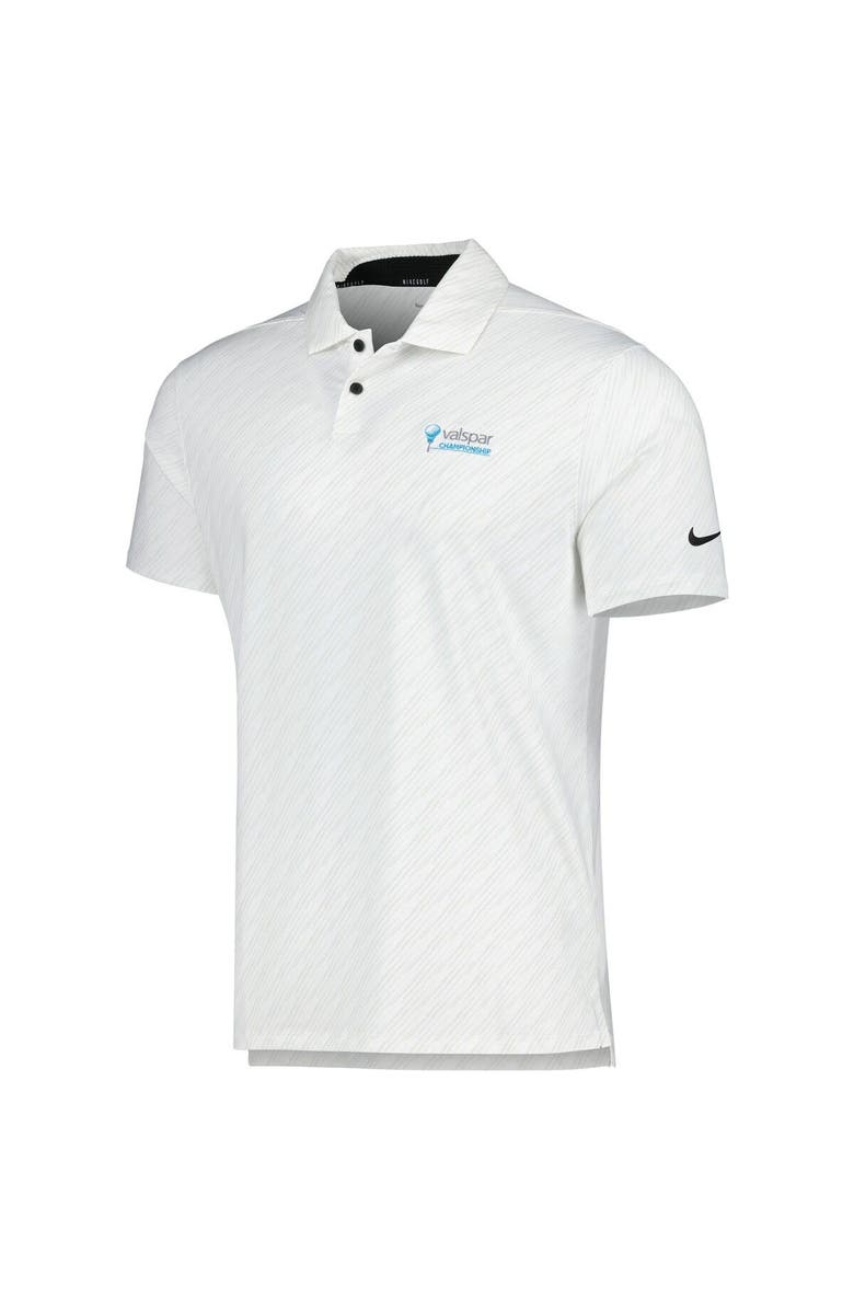 Nike Men's Nike White 2023 Valspar Championship Vapor Stripe Polo, Alternate, color,