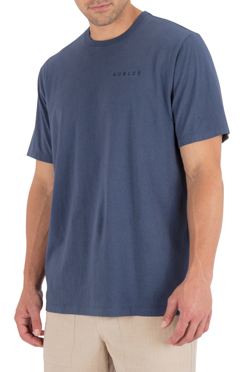 Hurley Cycles of Earth Cotton Graphic T-Shirt, Alternate, color, Monsoon