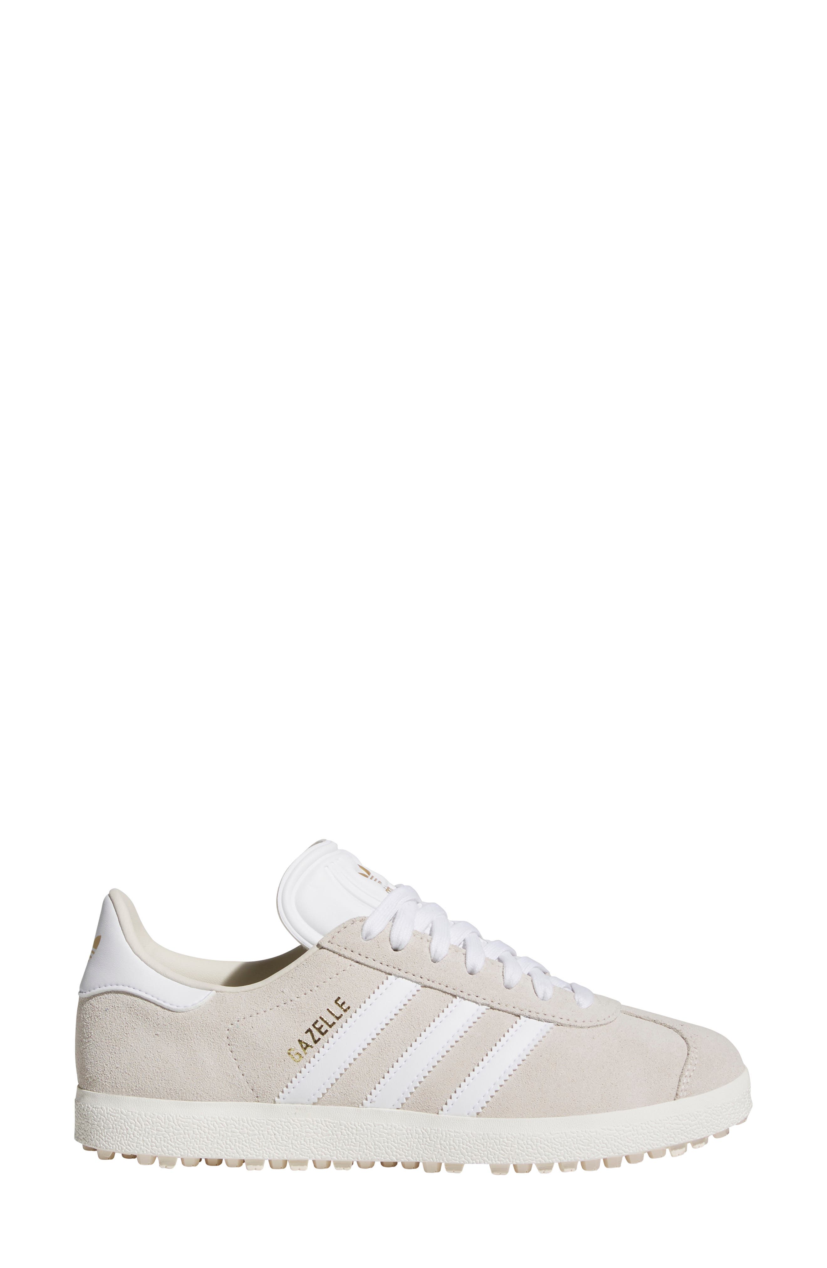 adidas Gazelle Spikeless Golf Shoe, Alternate, color, Alumin/Ftw
