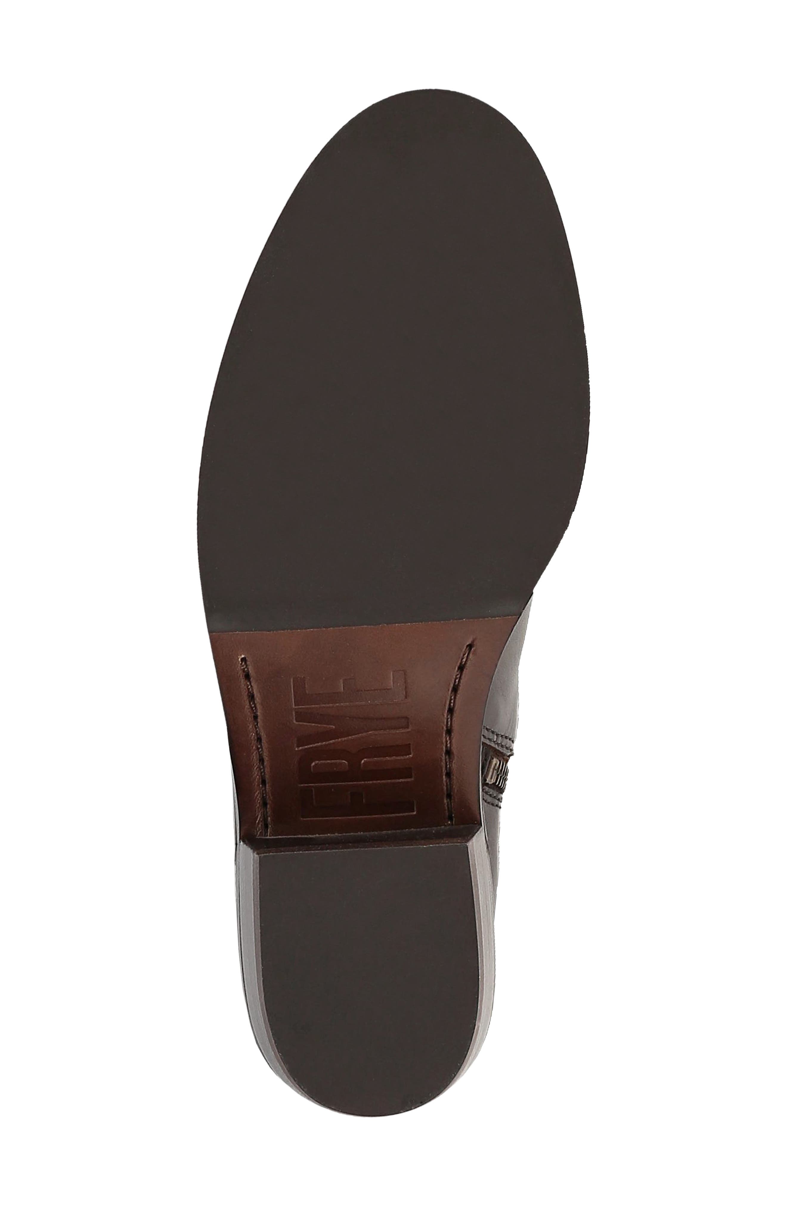 Carson 2 Piping Knee High Boot, Alternate, color, DARK BROWN