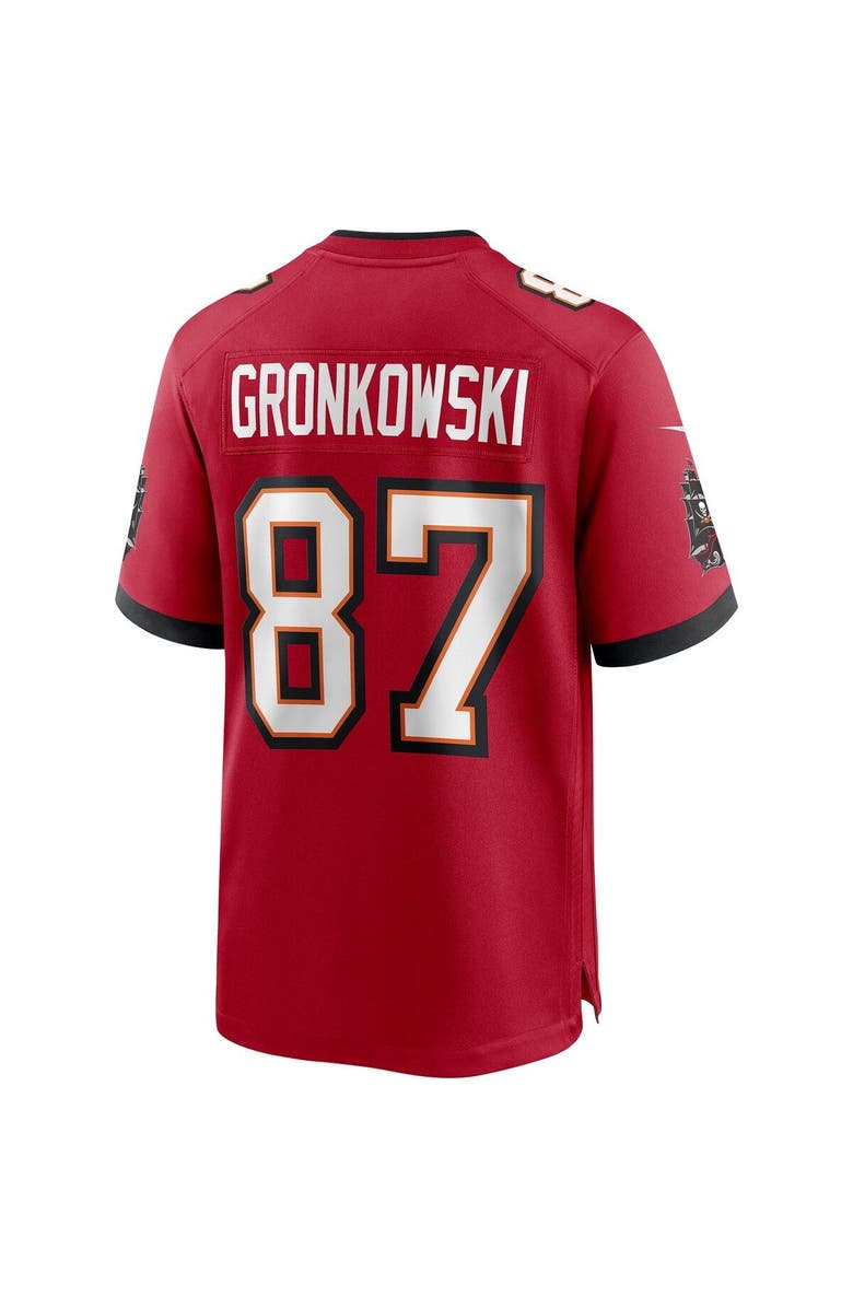 Nike Men's Nike Rob Gronkowski Red Tampa Bay Buccaneers Game Jersey, Alternate, color, 