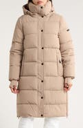 BCBGeneration Pillow 3/4 Hooded Longline Puffer Coat