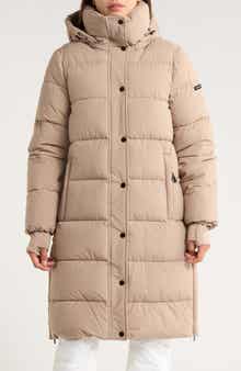 BCBGeneration Pillow 3/4 Hooded Longline Puffer Coat