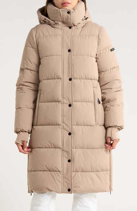 BCBGeneration Pillow 3/4 Hooded Longline Puffer Coat