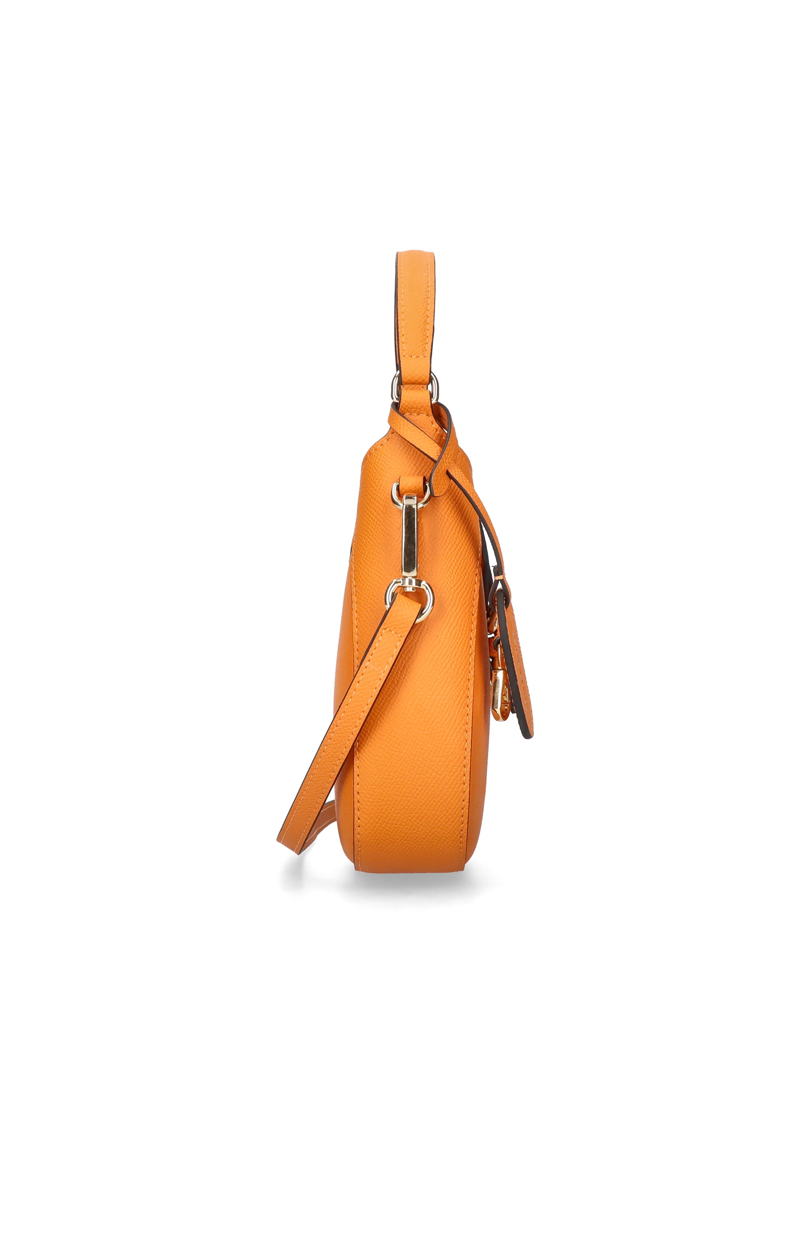 Small Duel Strap Stirrup Bag, Alternate, color, Orange