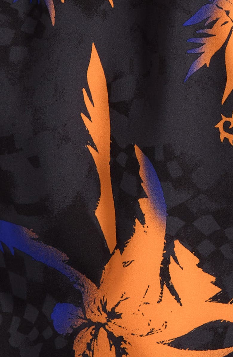 Rip Curl Kids' Fun Times Water Repellent Volley Swim Trunks, Alternate, color, Black