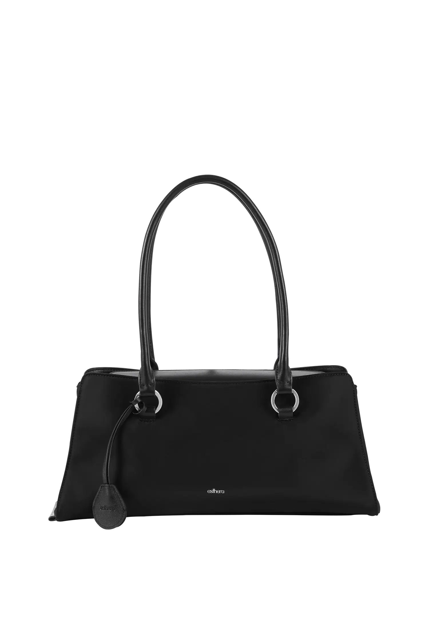 Esthera 5PM Nylon Shoulder Bag, Main, color, Black