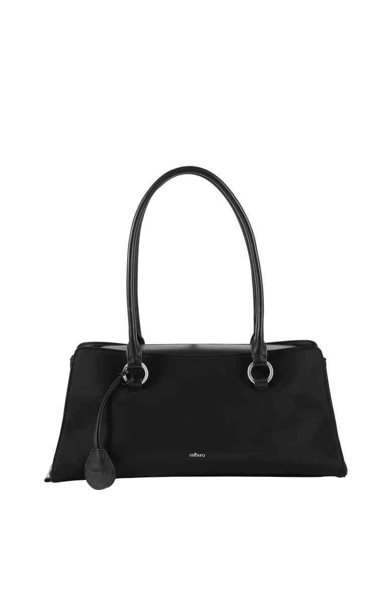 Esthera 5PM Nylon Shoulder Bag, Main, color, Black