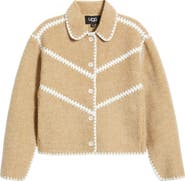 UGG® Ellison Whipstitch Detail Jacket | Nordstrom