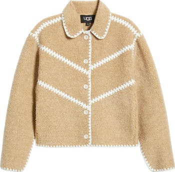 UGG® Ellison Whipstitch Detail Jacket | Nordstrom UGG® Ellison Whipstitch Detail Jacket | Nordstrom