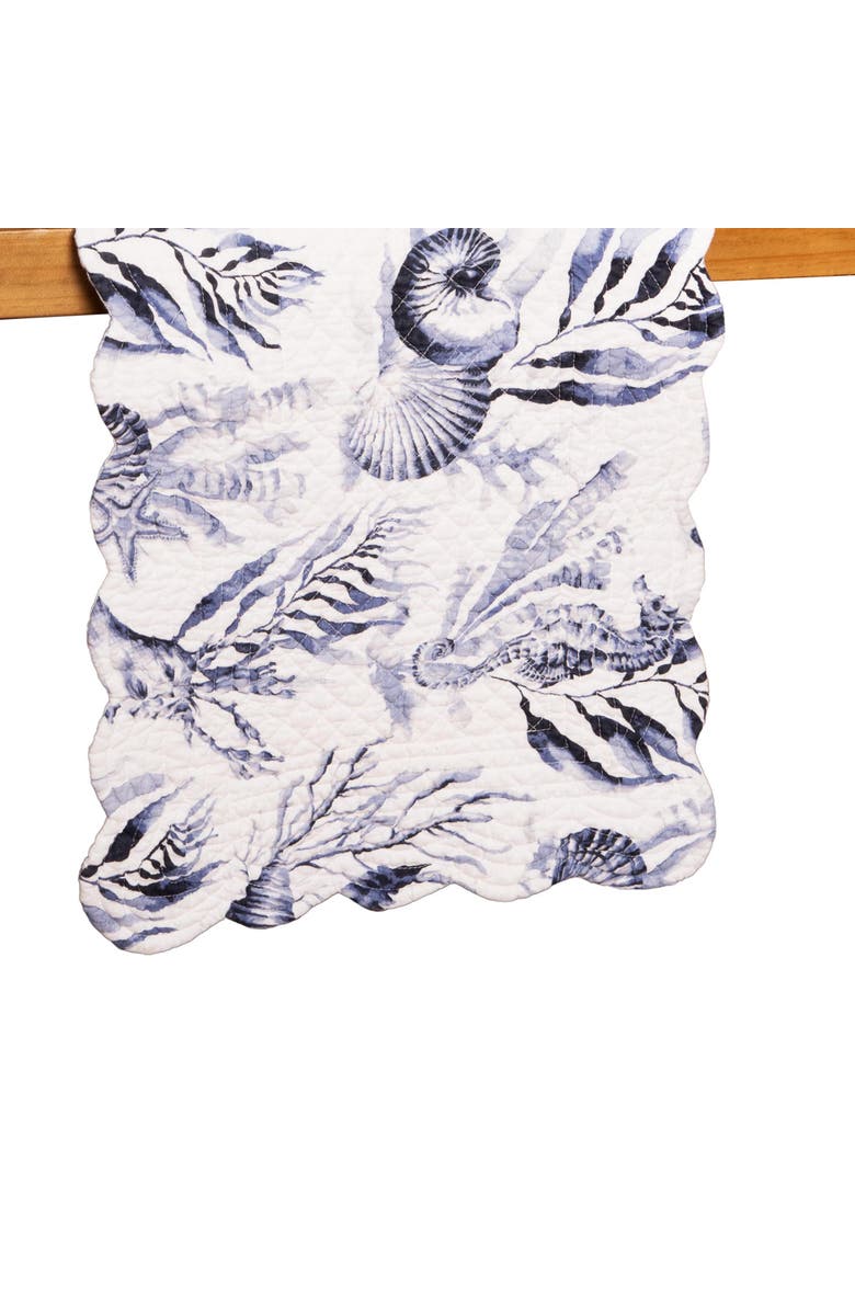 C&F Home Midnight Lagoon Dining Table Runner, Alternate, color, 