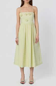 Silvie Floral Appliqué Party Dress