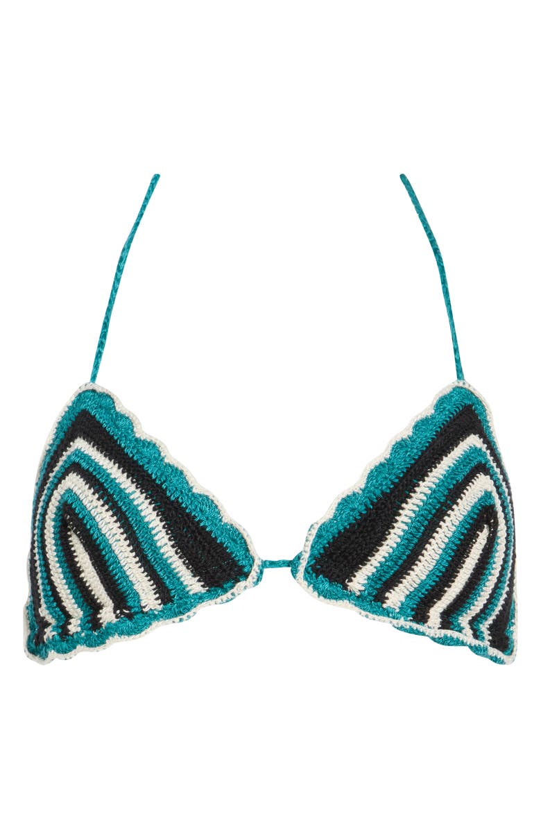 Ulla Johnson Alix Crochet Bikini Top, Alternate, color,