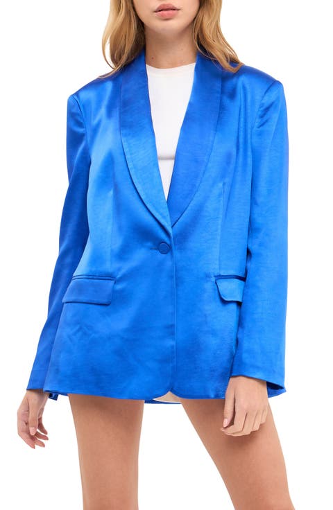 The Satin Blazer