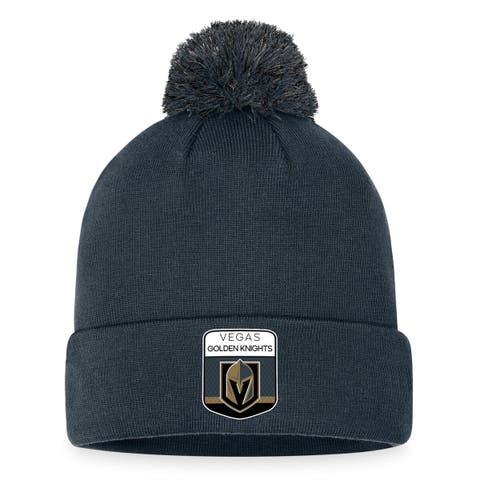 Men's Fanatics Branded  Charcoal Vegas Golden Knights 2023 NHL Draft Cuffed Knit Hat with Pom