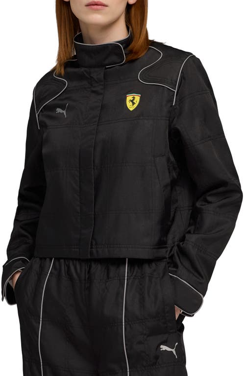 Puma Scuderia Ferrari Hp Premium Jacket Women In Black