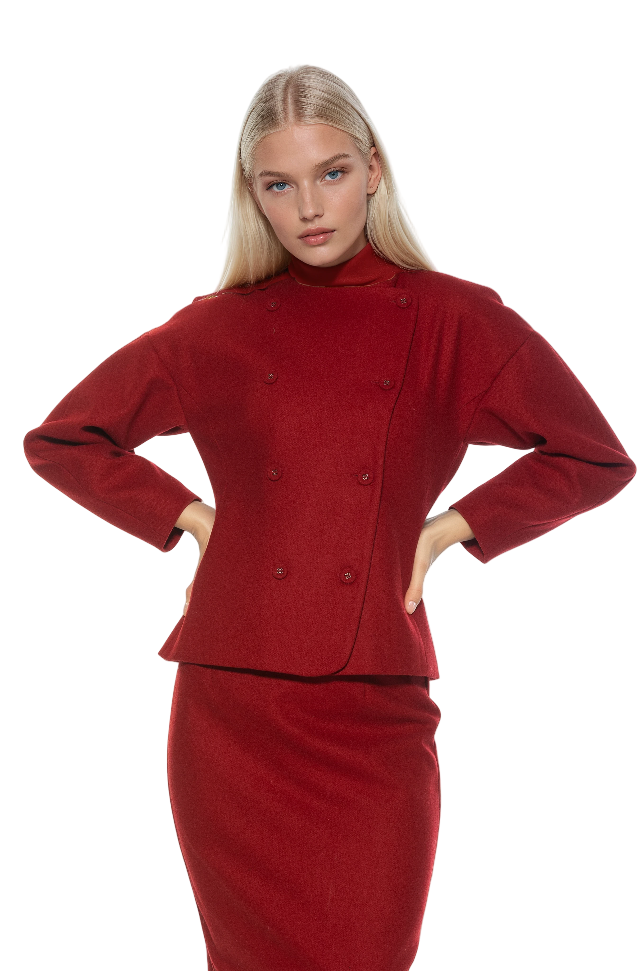 Soren Crewneck Rounded Sleeve Blazer - image 4