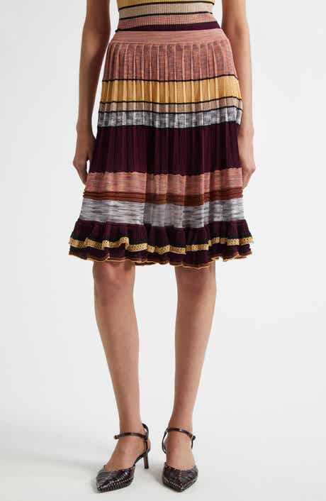 Ulla Johnson Eios Pleated Knit Skirt